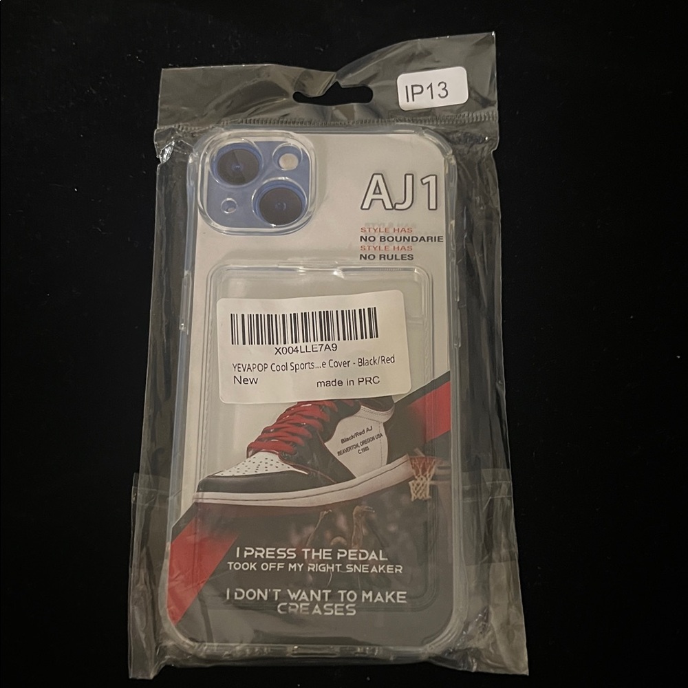Black and Red Cell Phone Case